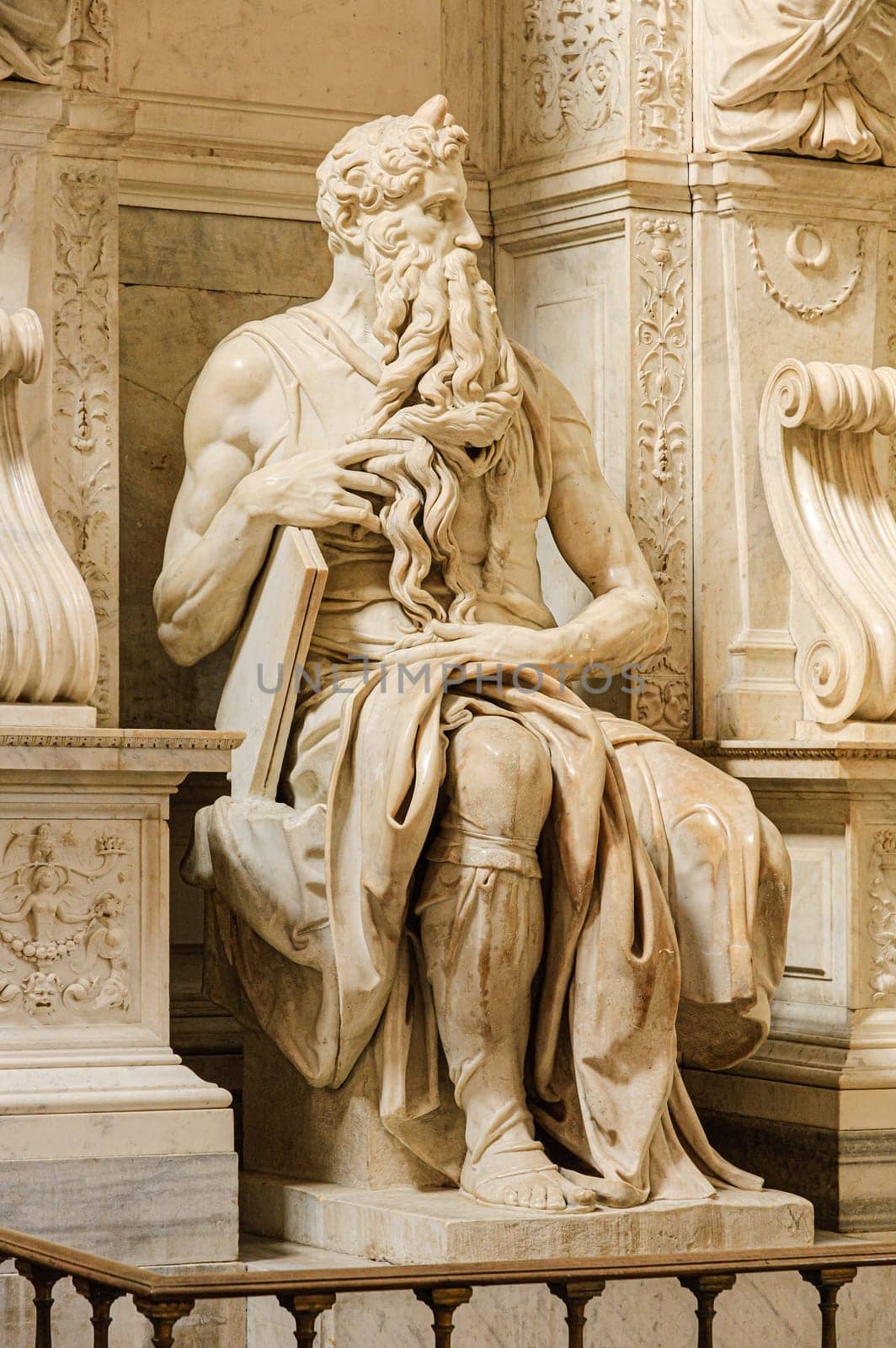 Rome, Italy, August 15, 2008: Moses by Michelangelo by ivanmoreno