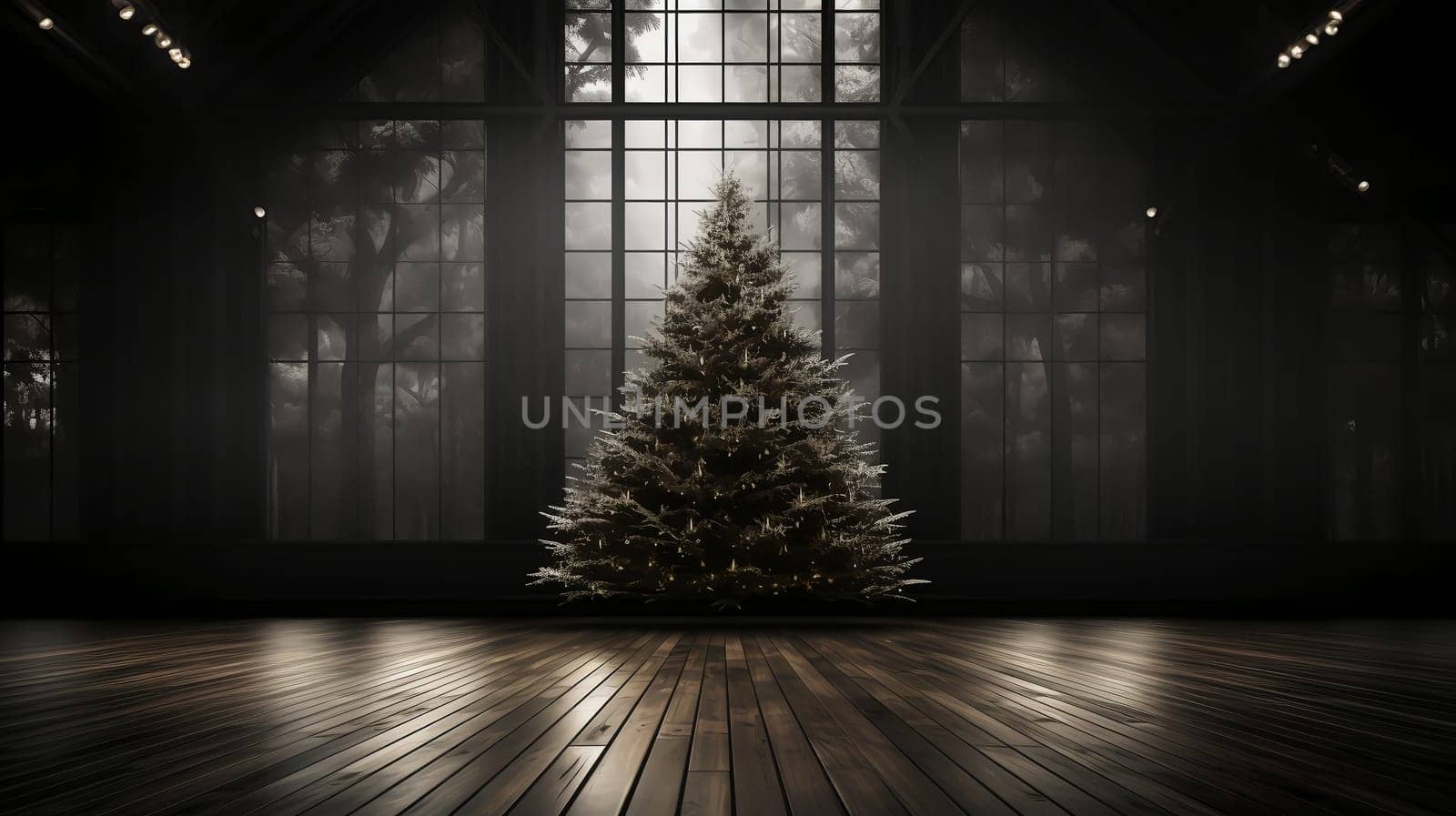 Luxurious Christmas atmospheric interior by AndreyKENO