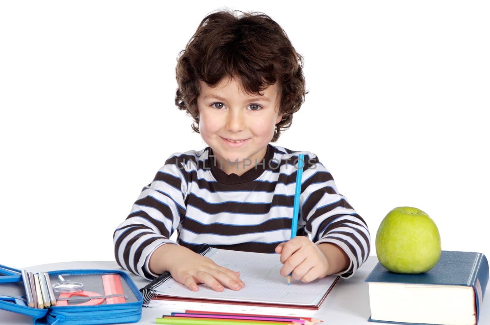 adorable child student