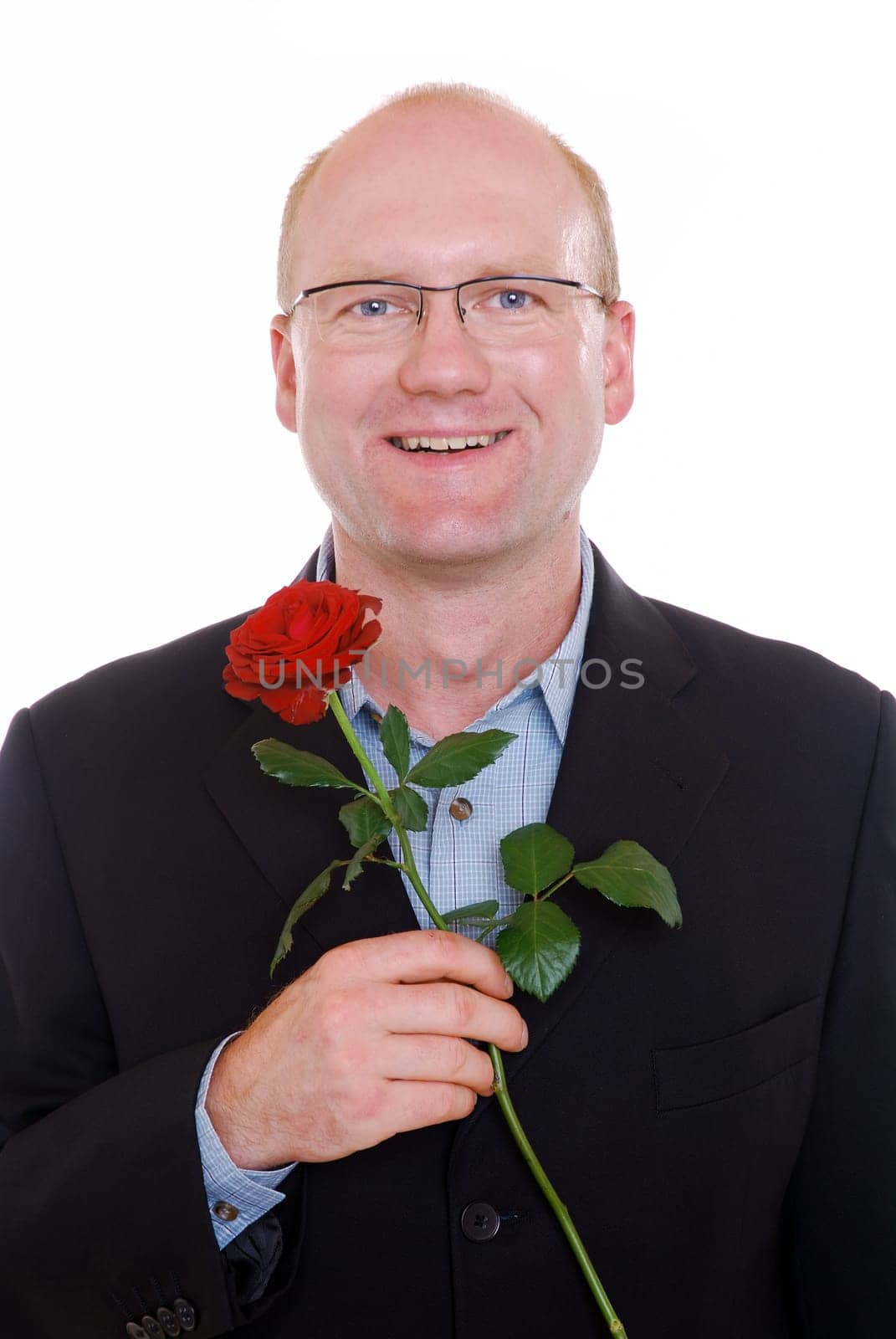 Man with Rose
