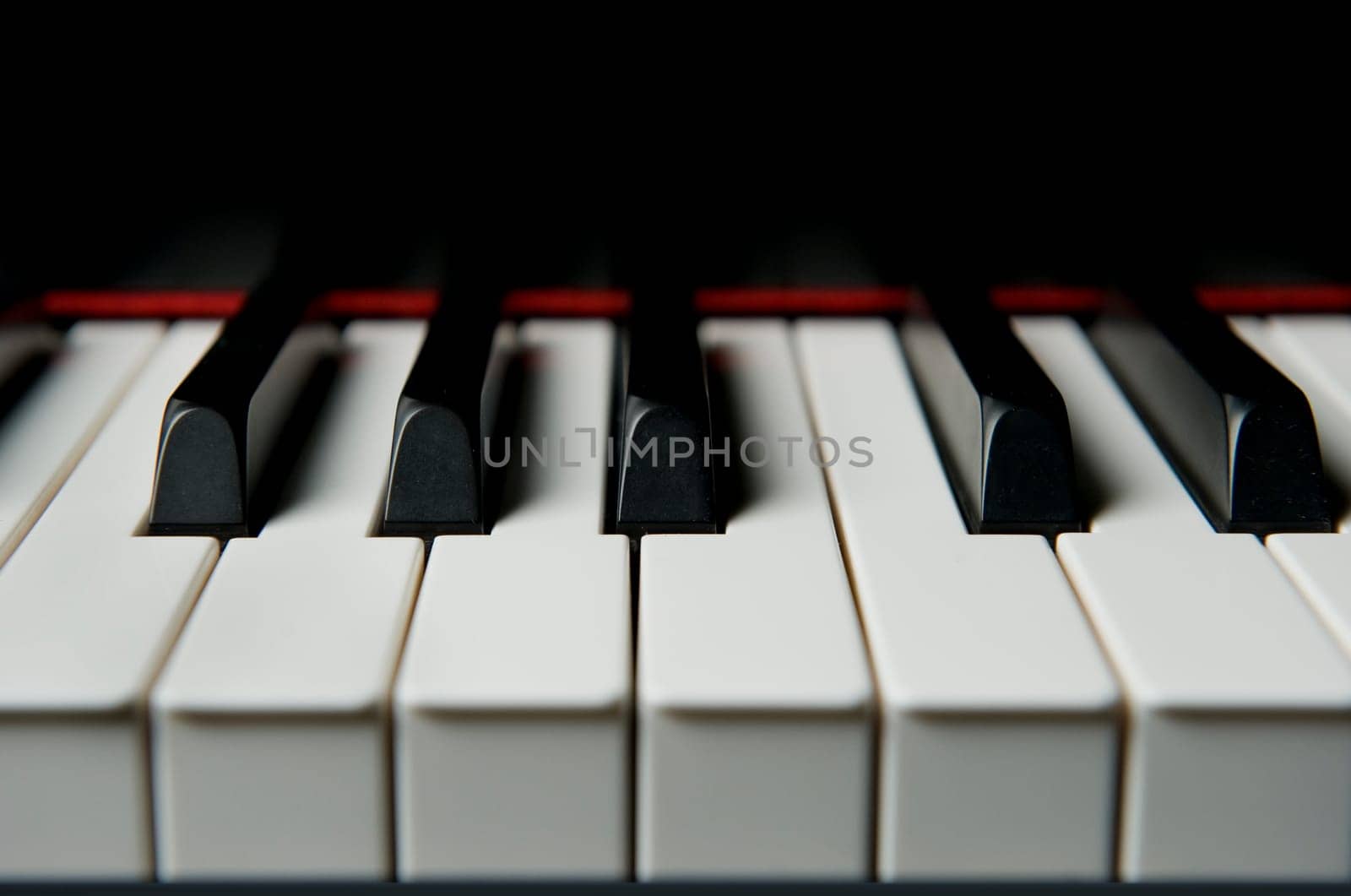 Piano Keyes Close-up