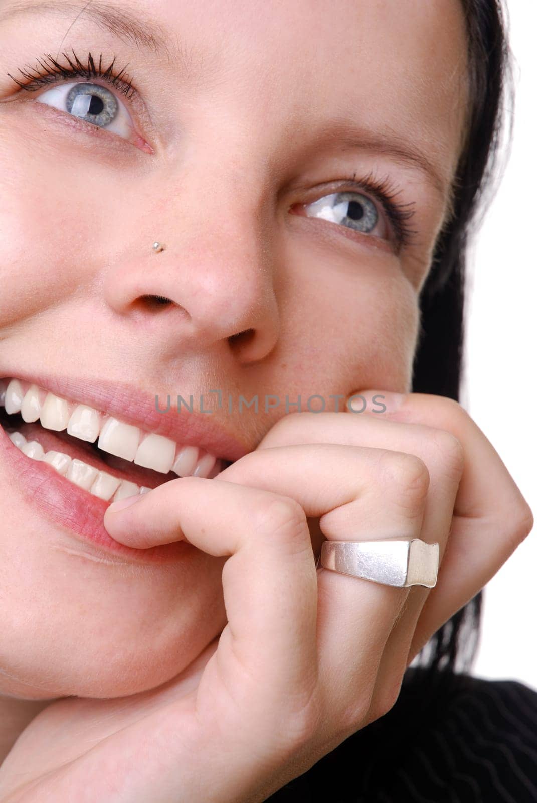 happy man or happy woman or happy boy or happy girl or happy adult or (happy without isolated)