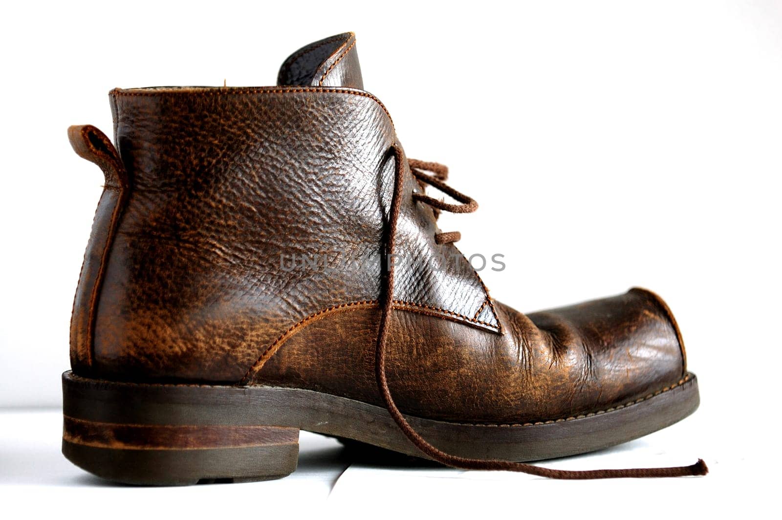 A brown boot