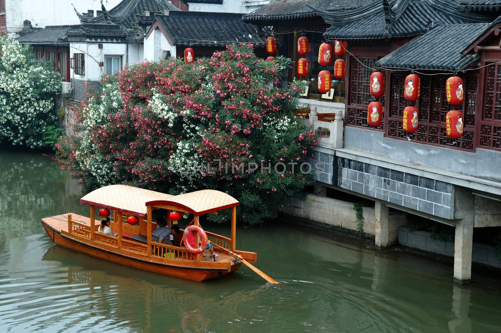 Boat at Qinhuai river, Nanjing