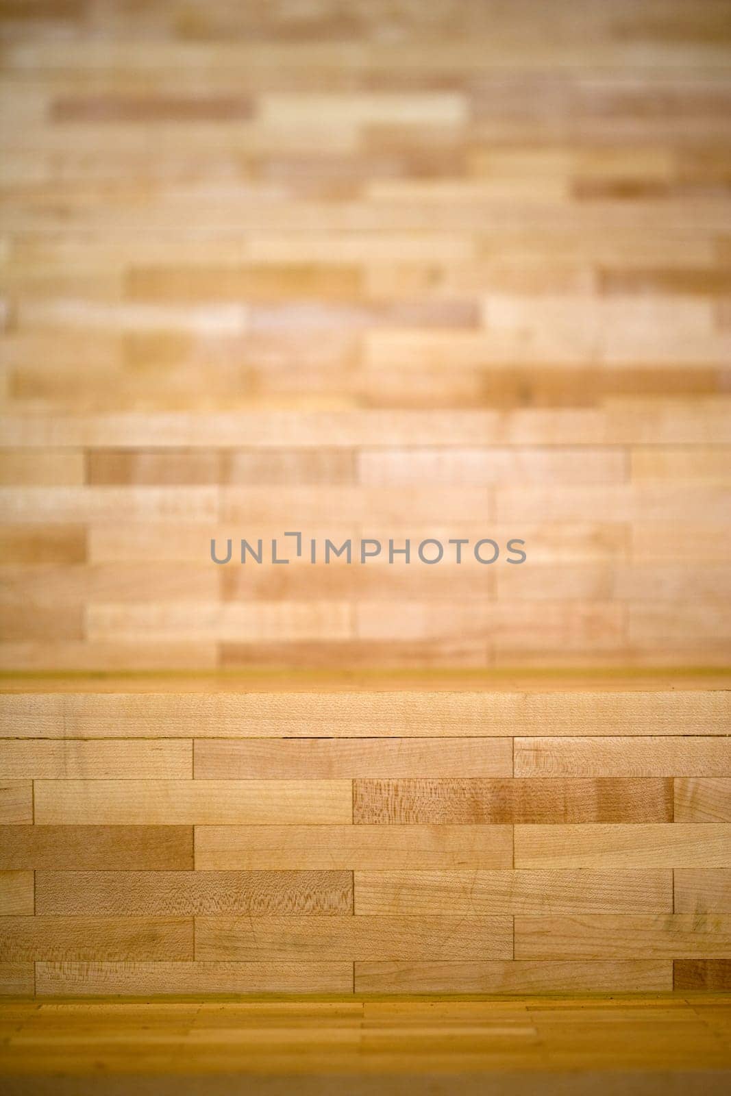 Parquet flooring in top view vertical
