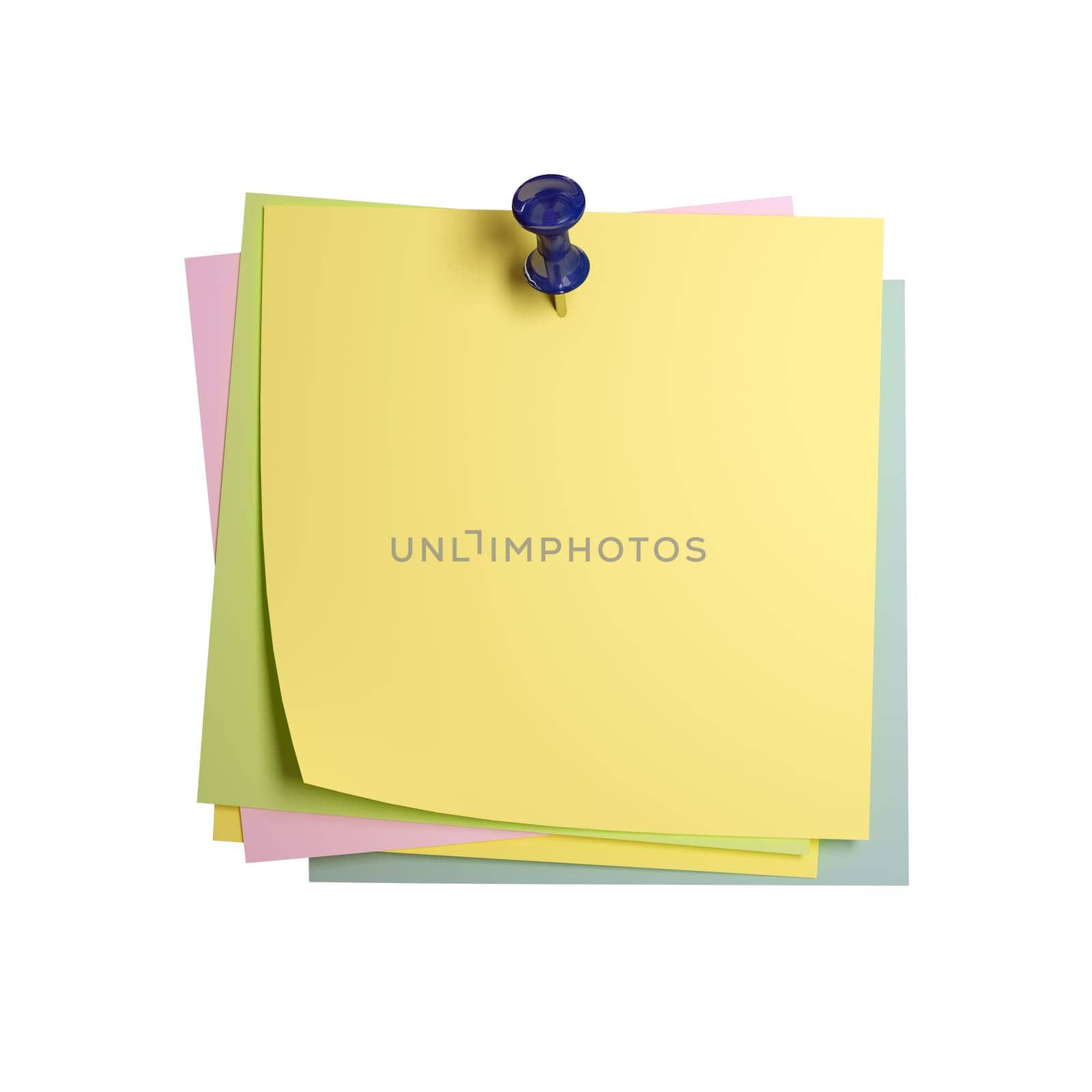 isolated postit
