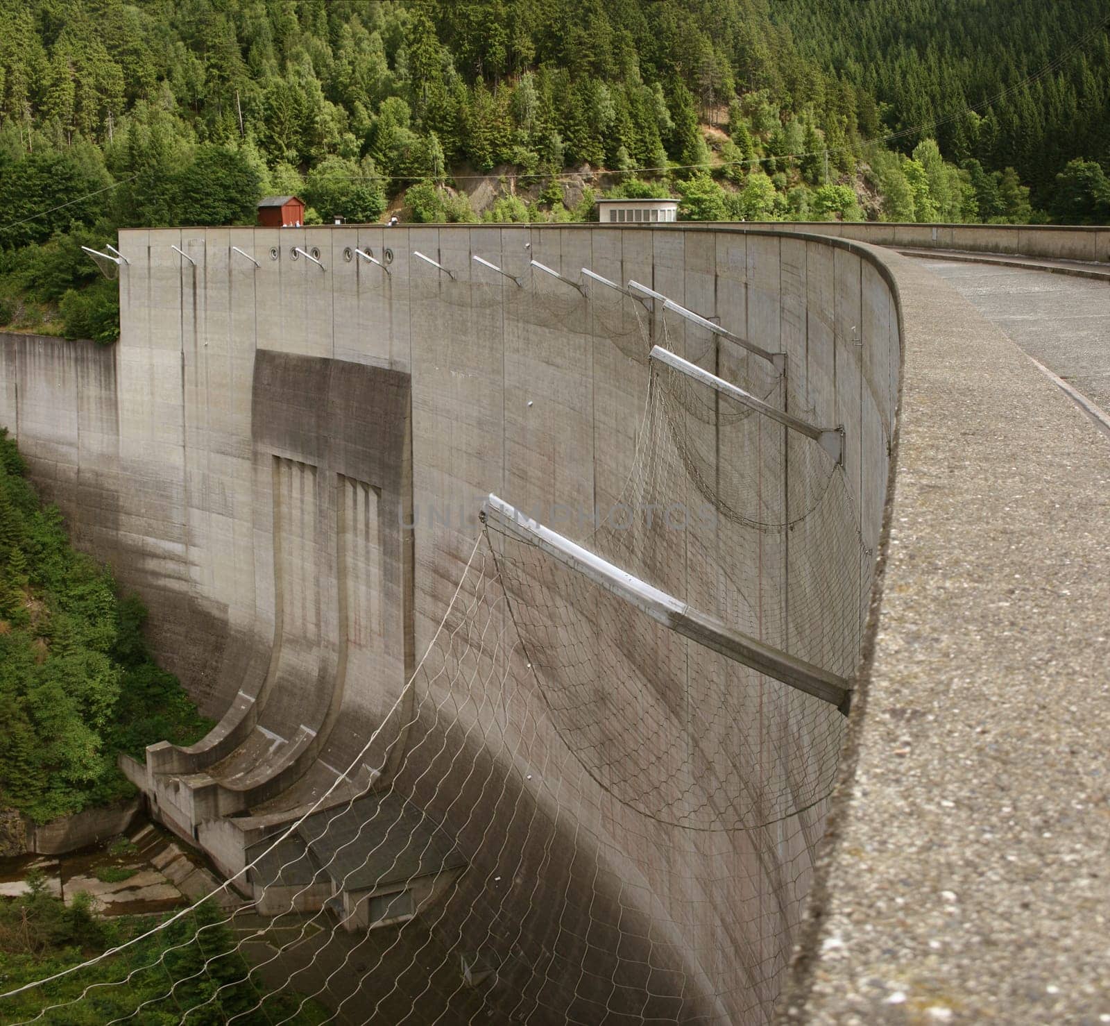 Oker Dam in the Harz Mountains
