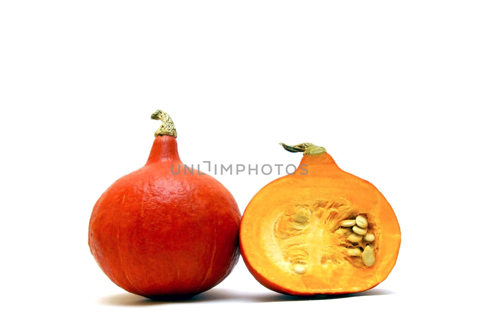 one and a half Hokaido (cucurbita)