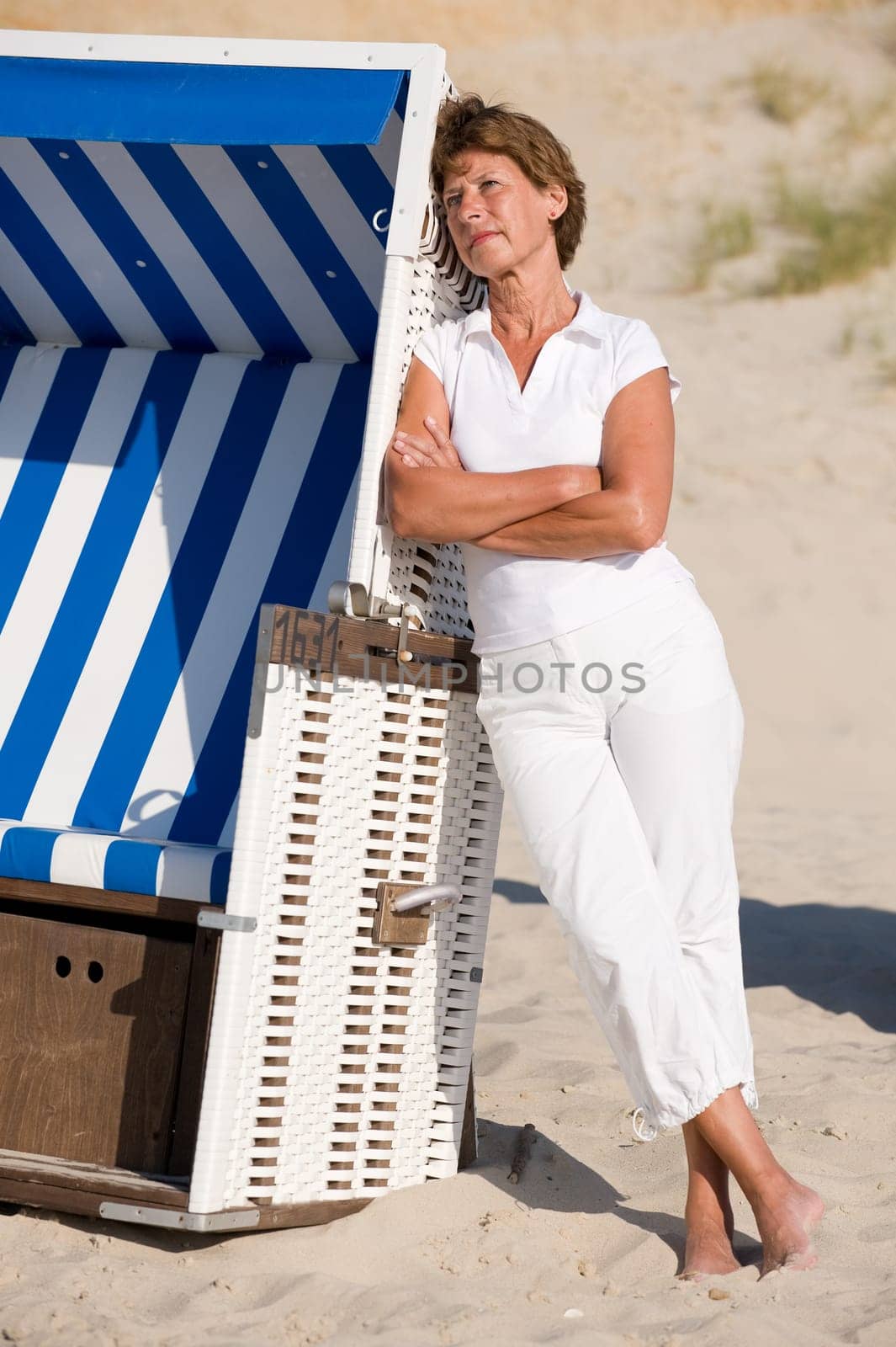 On the beach
