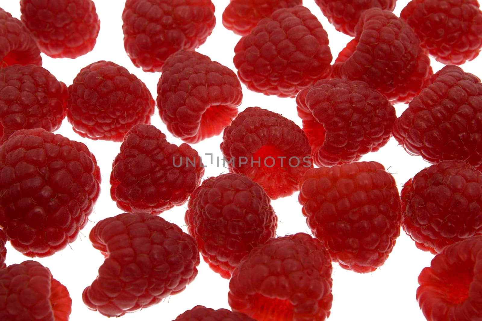 Raspberries as a background