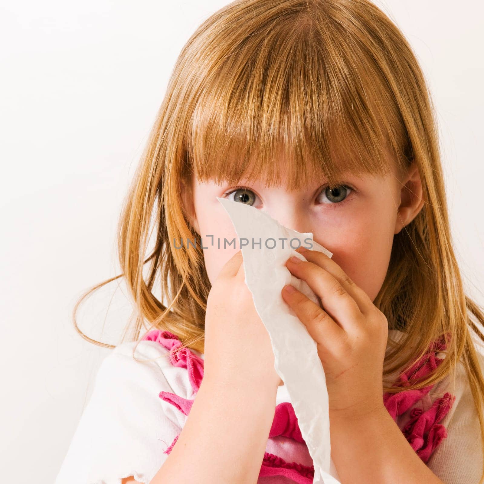little girl with handkerchief front