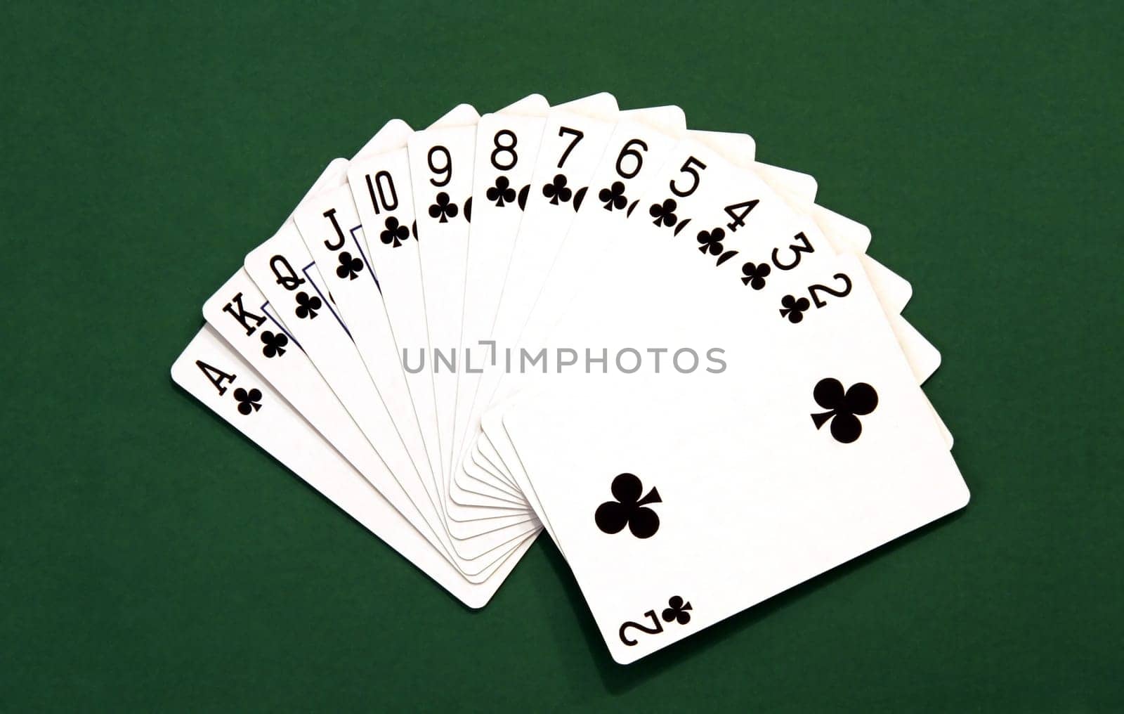 Set of Club Cards