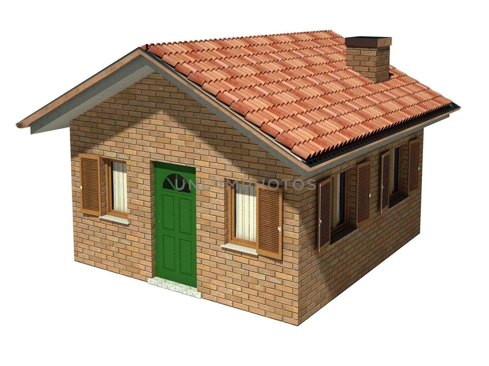 isolated house model