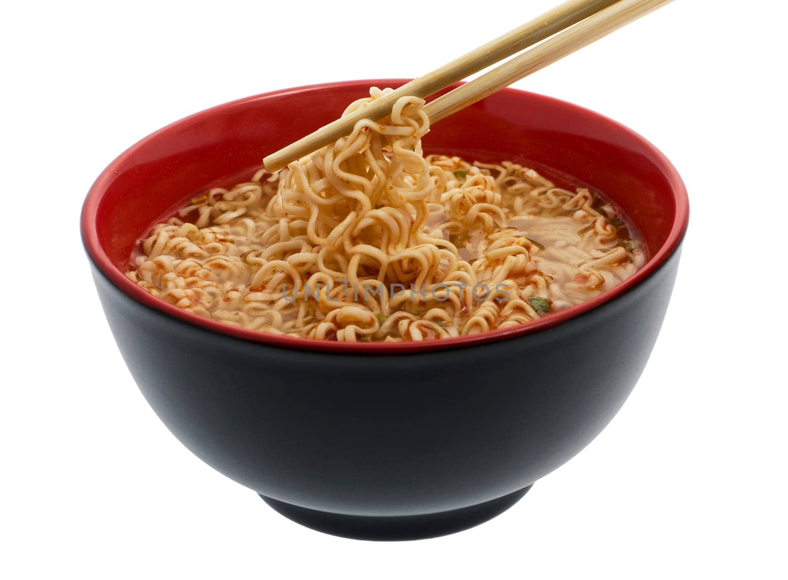 Noodle soup asian