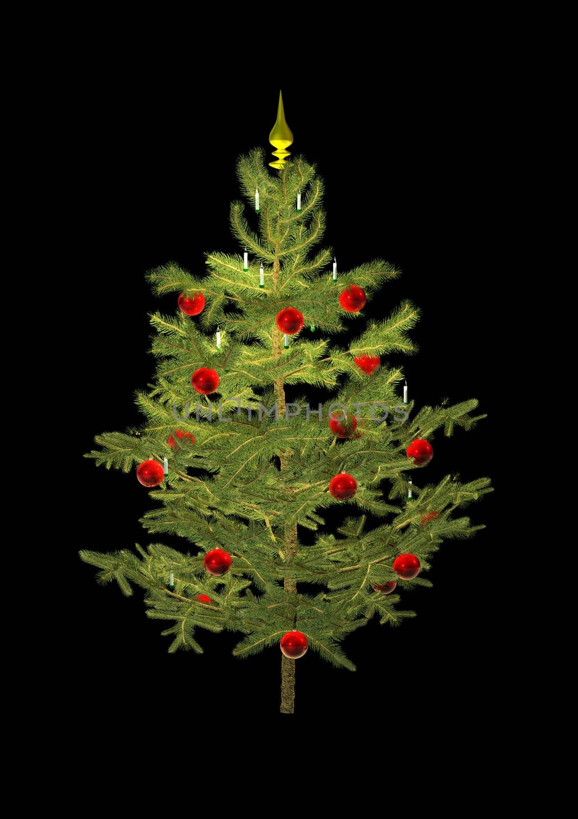 decorated Christmas tree