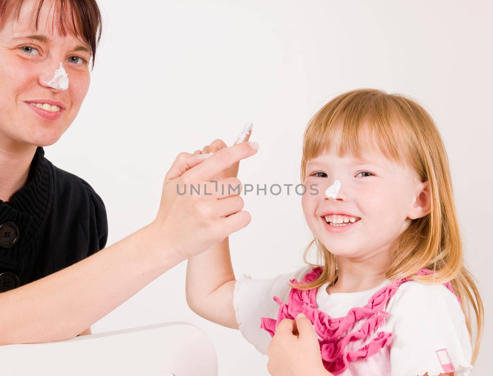 cream on noses