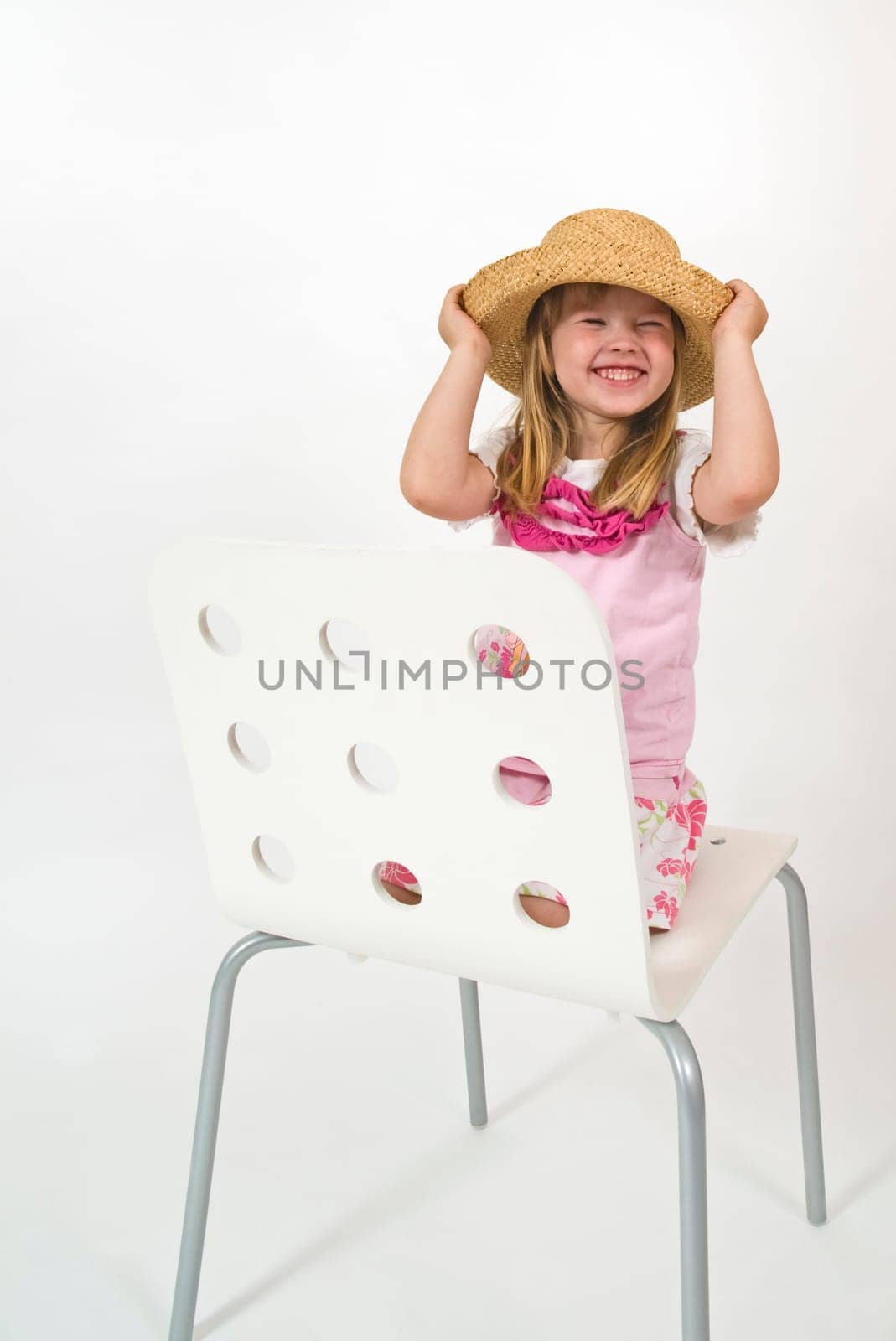 girl on chair