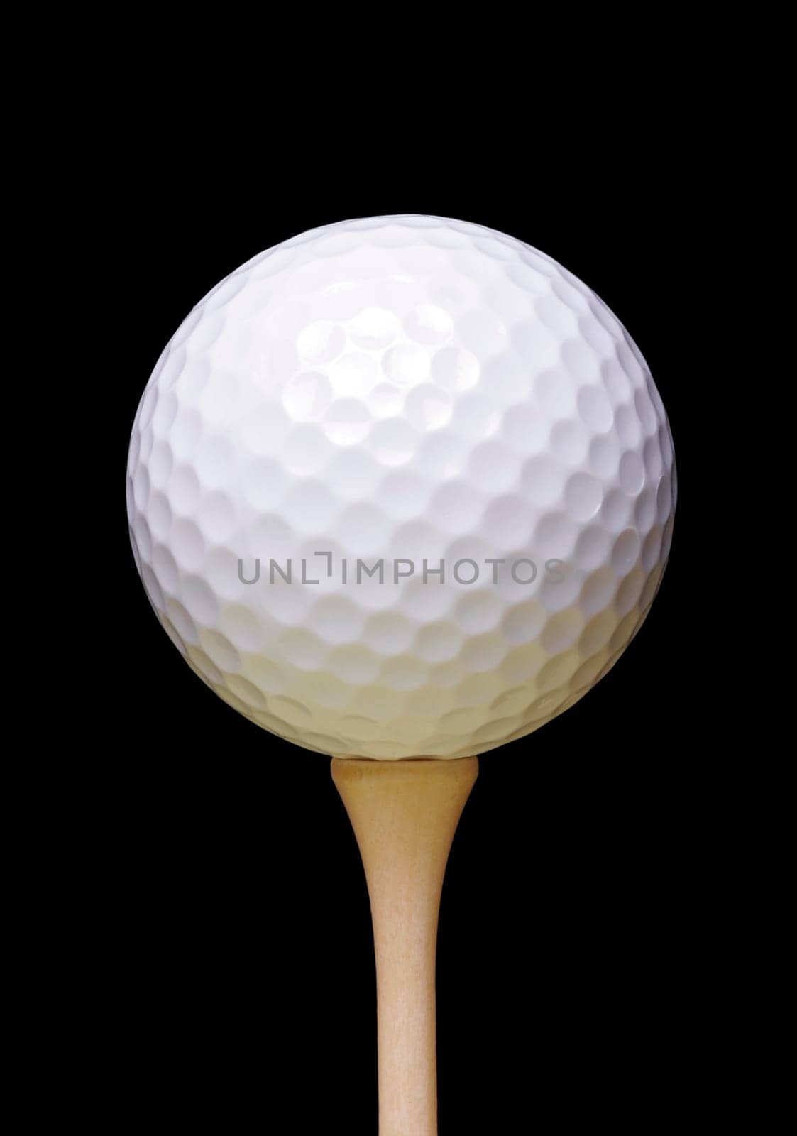 Golf Ball On Tee