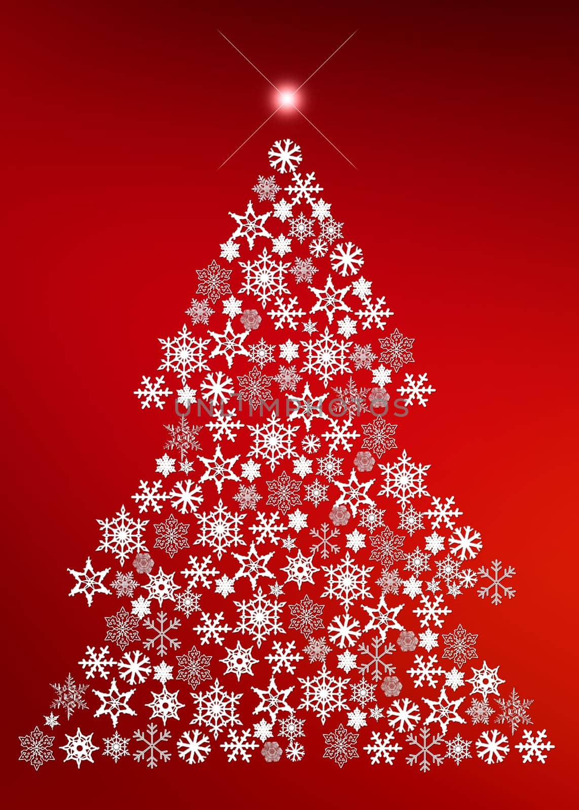 Christmas tree traditional without isolated without background