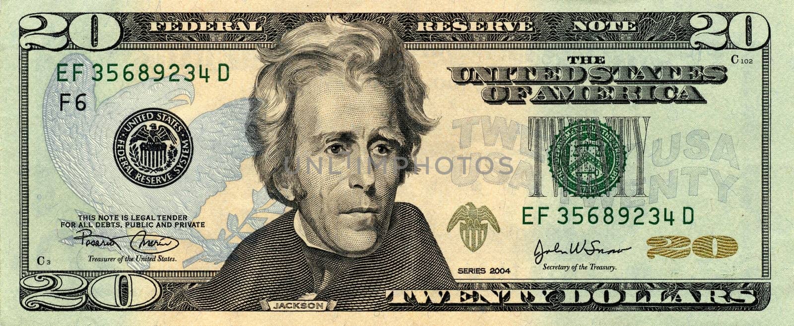 20 usa dollar