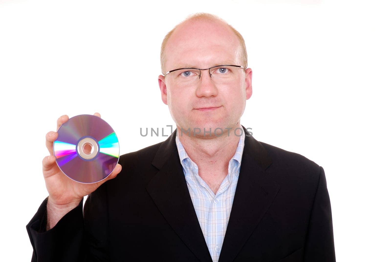 Man with CD