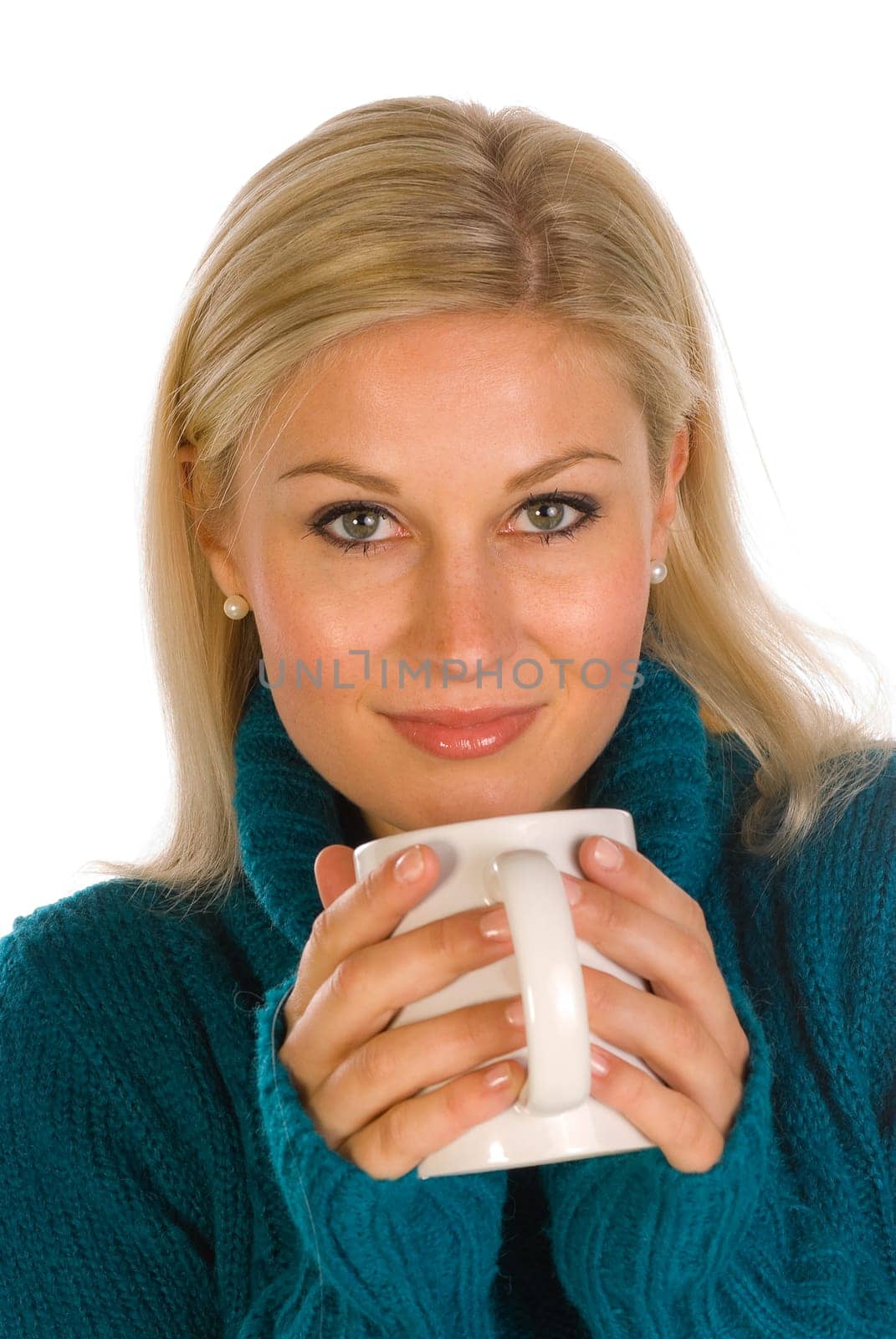 Woman with cup