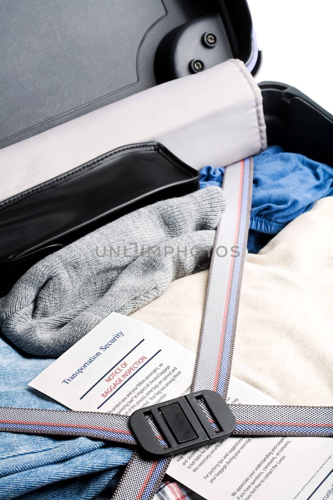 airport security - luggage inspection
