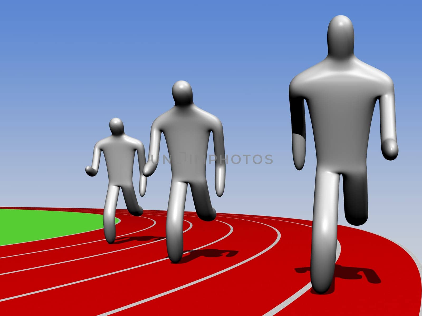 Running men