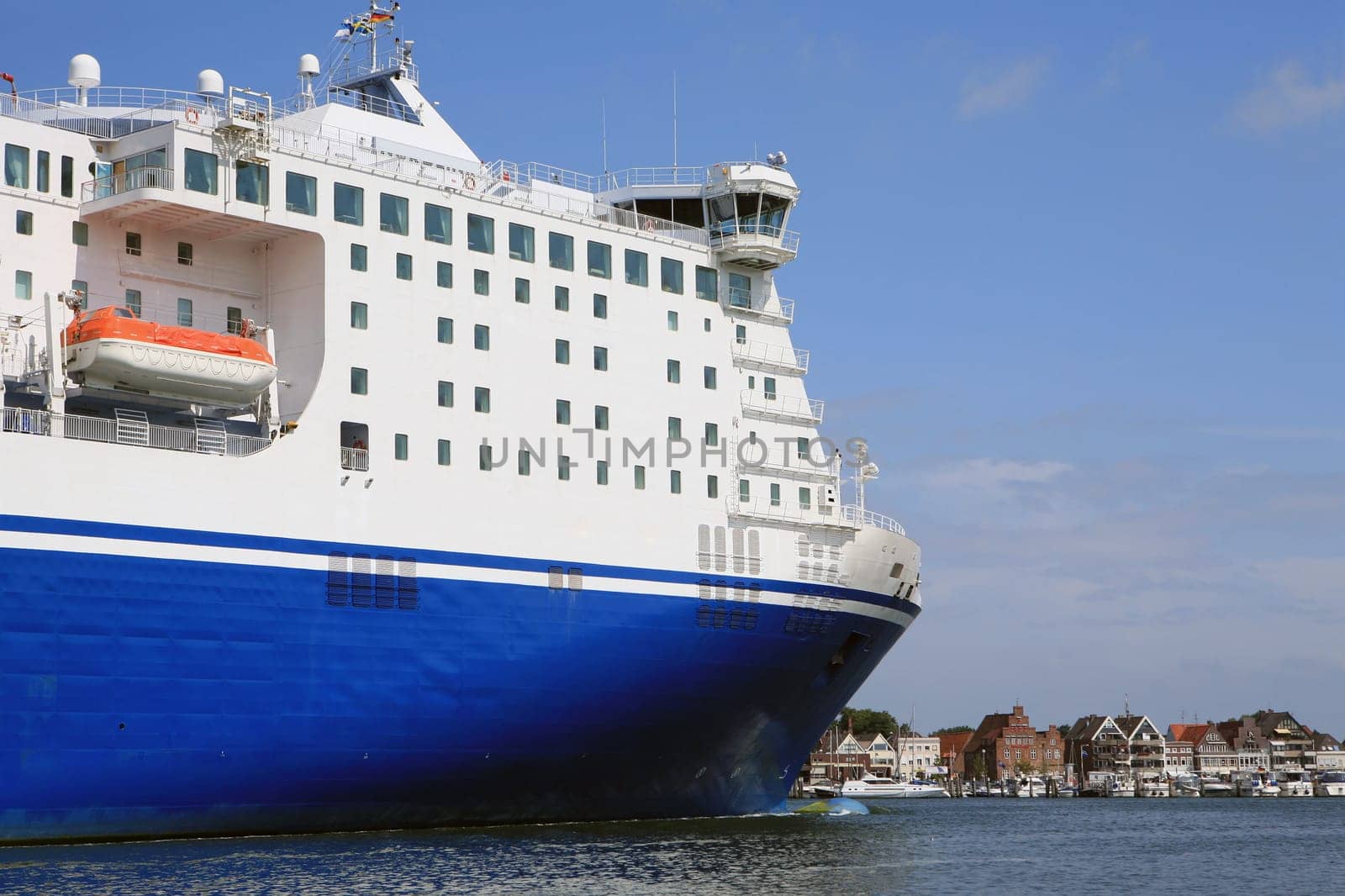 car ferry on river