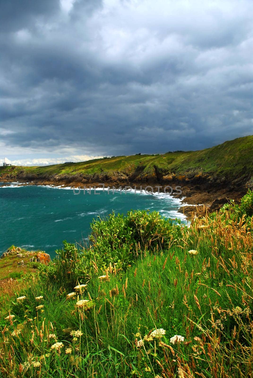 Atlantic coast in Brittany