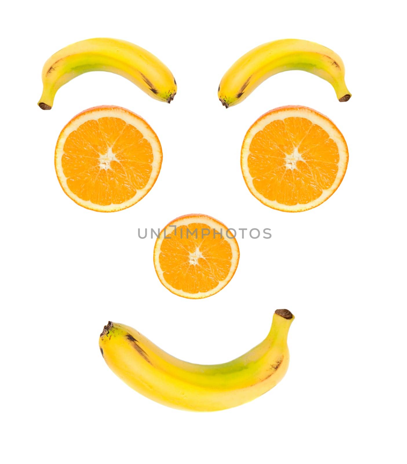 Happy face of fruits by Gelpi