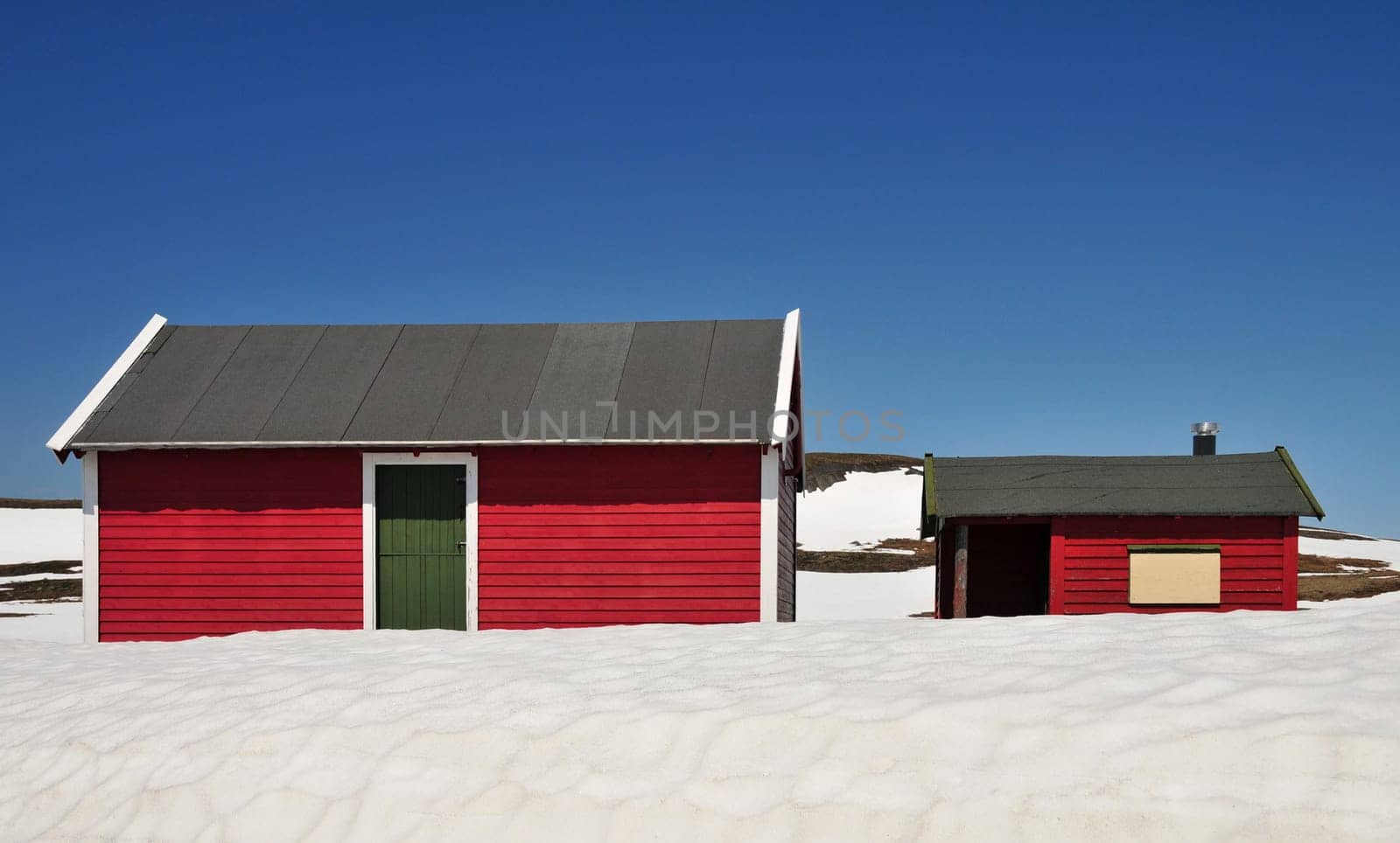Wooden houses in Norway.