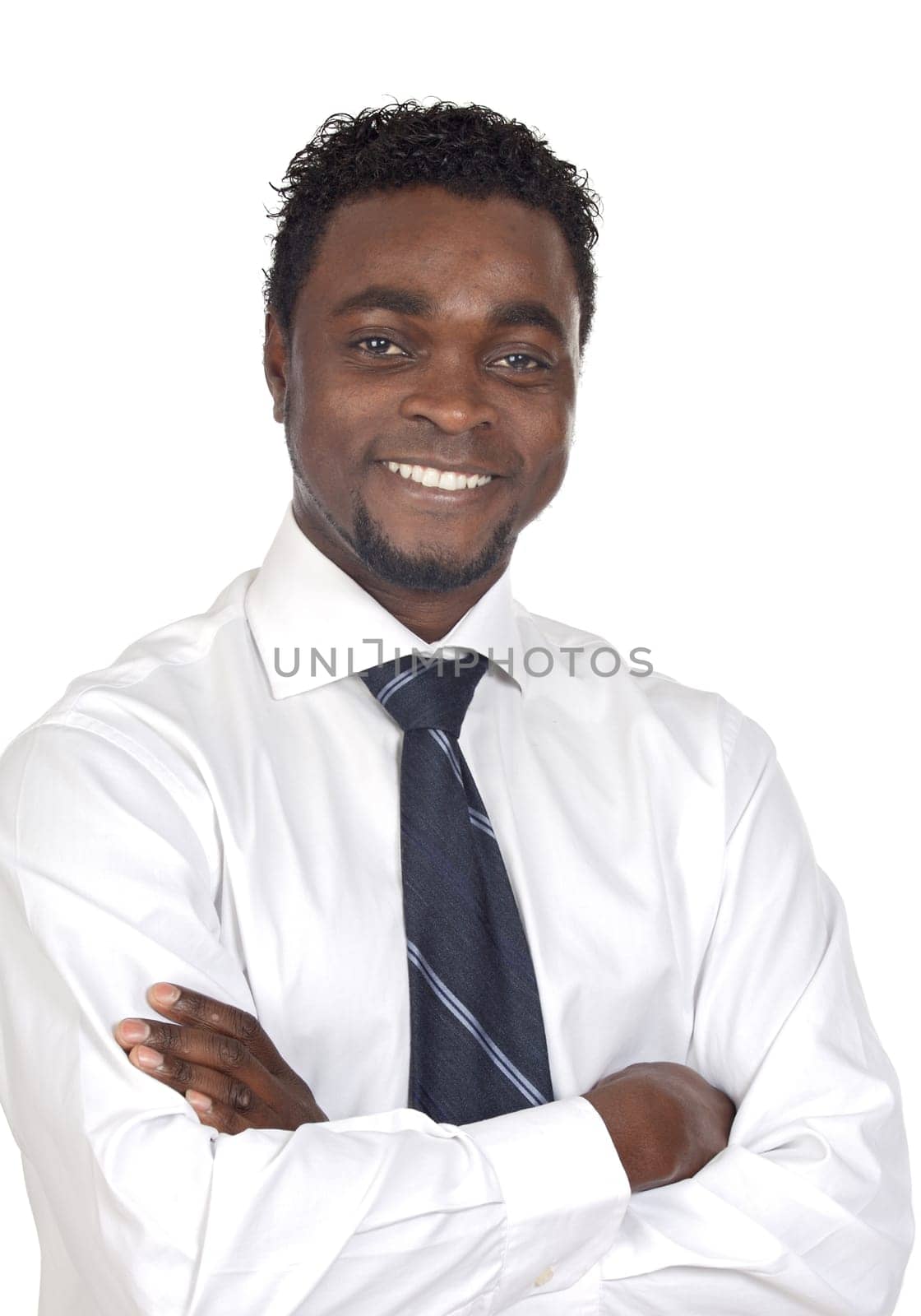 Attractive african businessman
