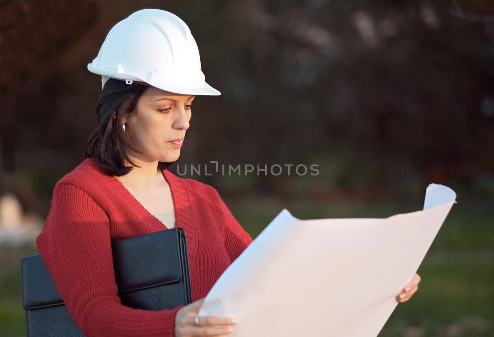 Attractive young engineer