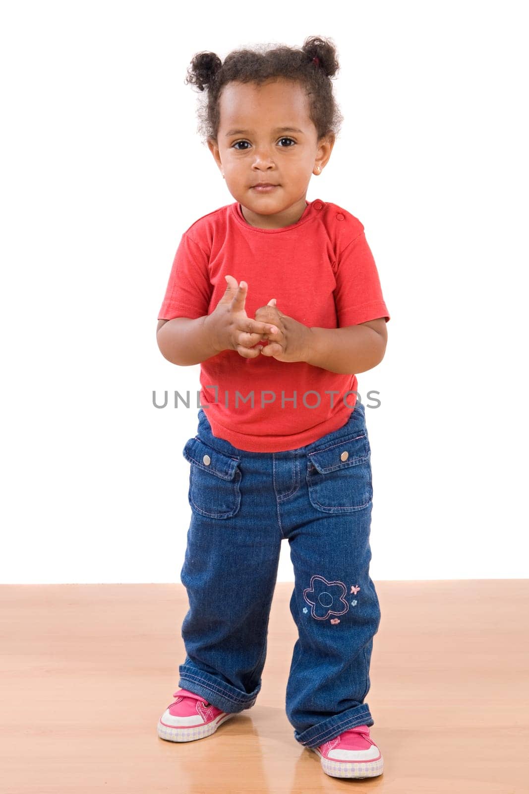 Adorable african baby