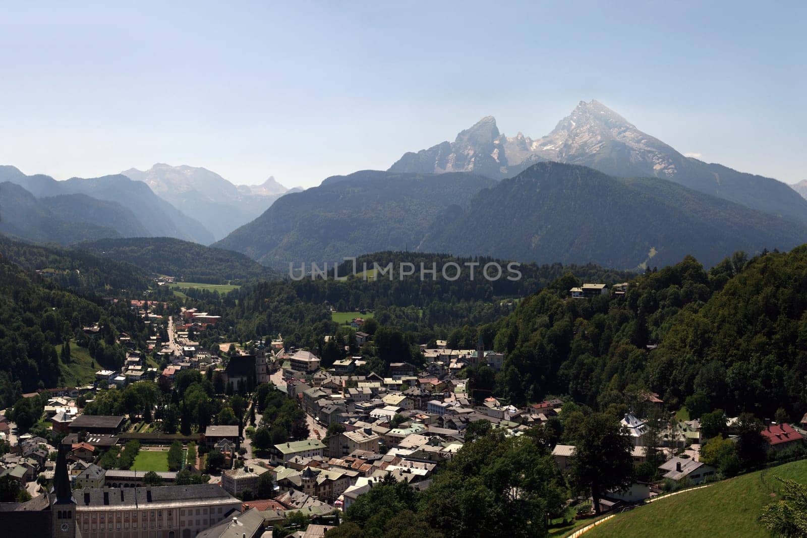 Alps with Watzmann and Berchtesgaden