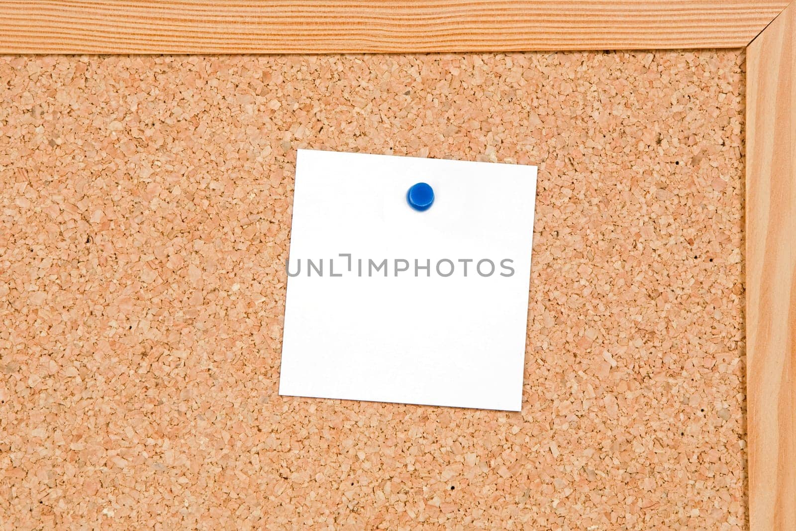 Empty cork board
