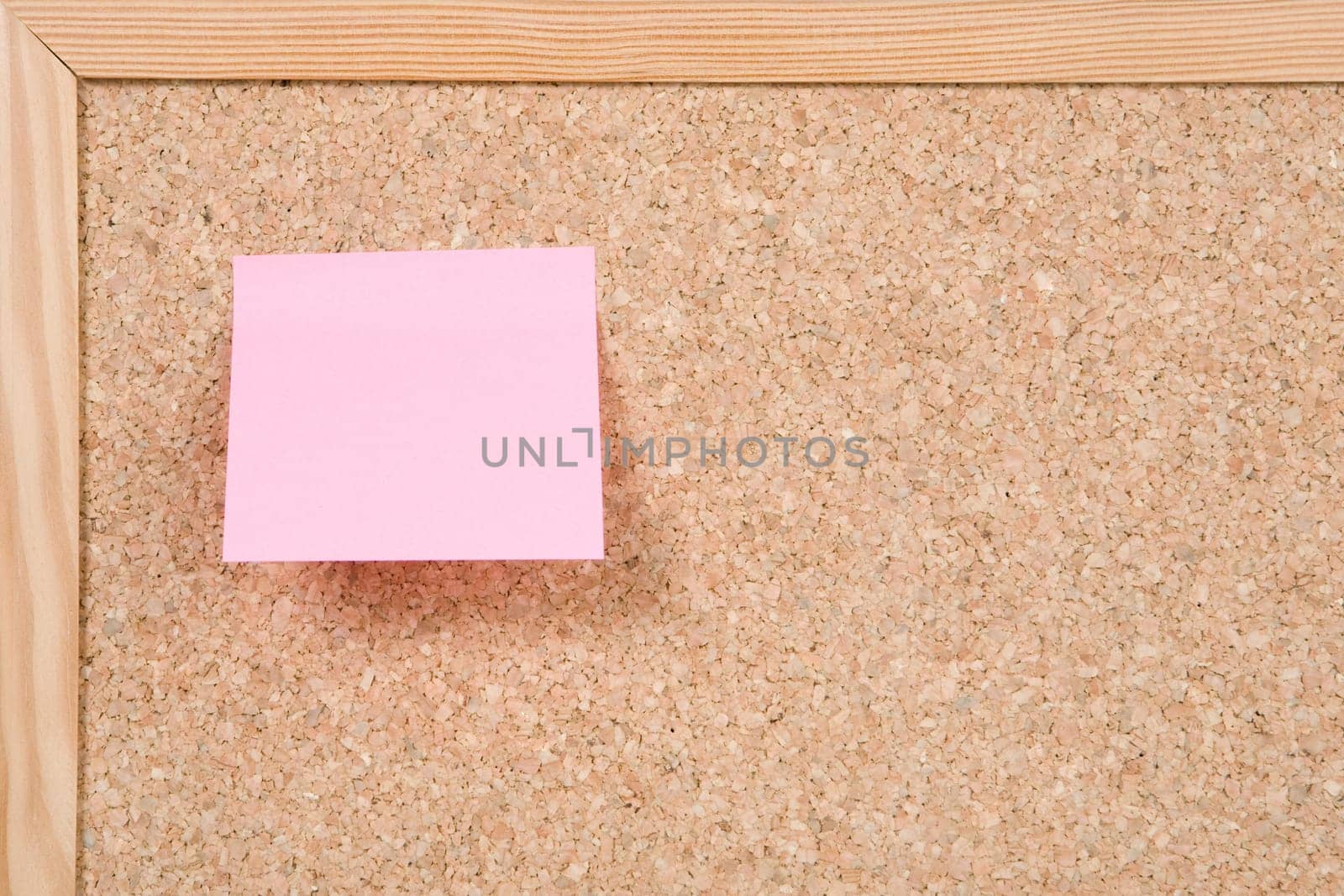 Empty cork board