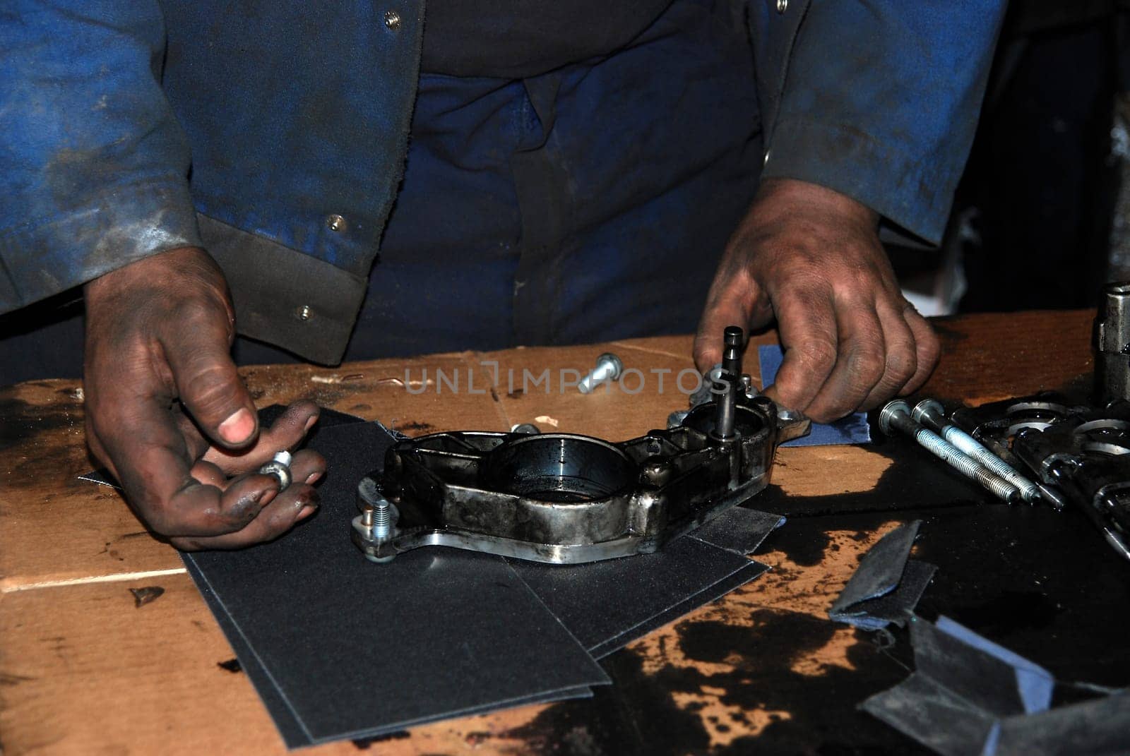 Hands Car Mechanic