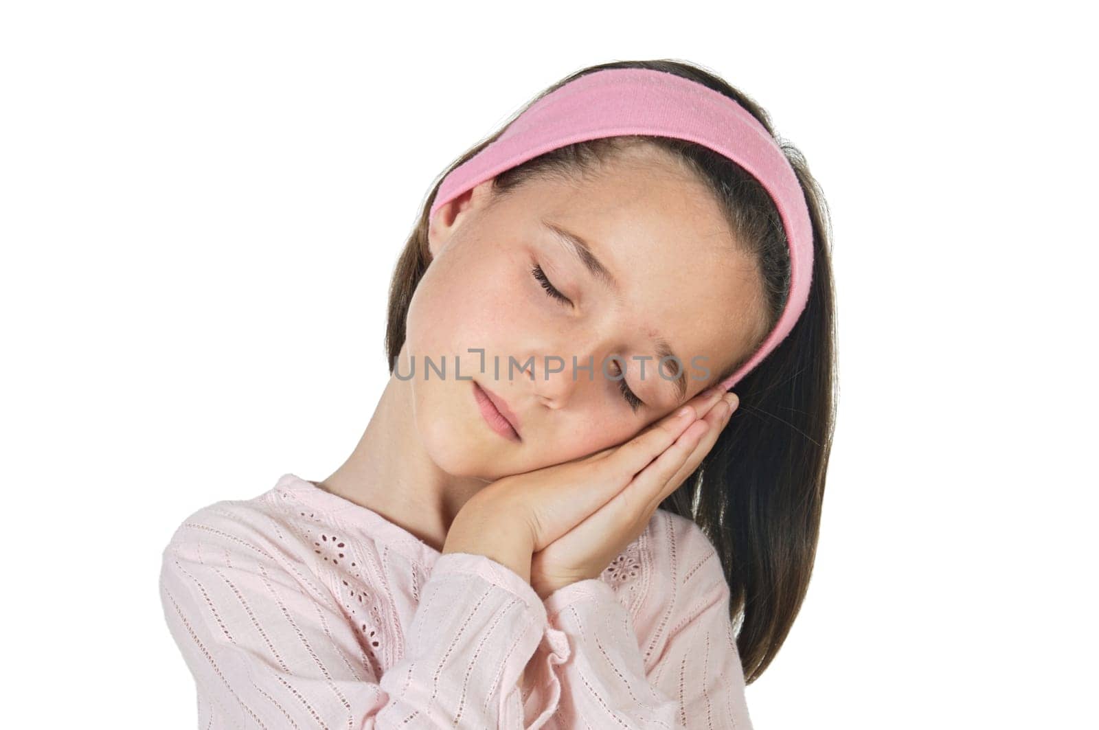 Sleeping lovely girl