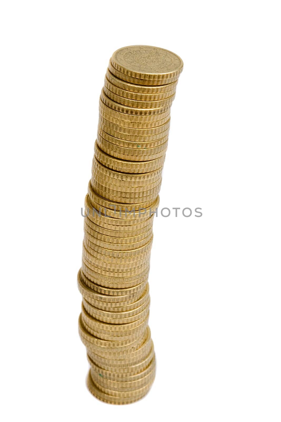 High pile of currency