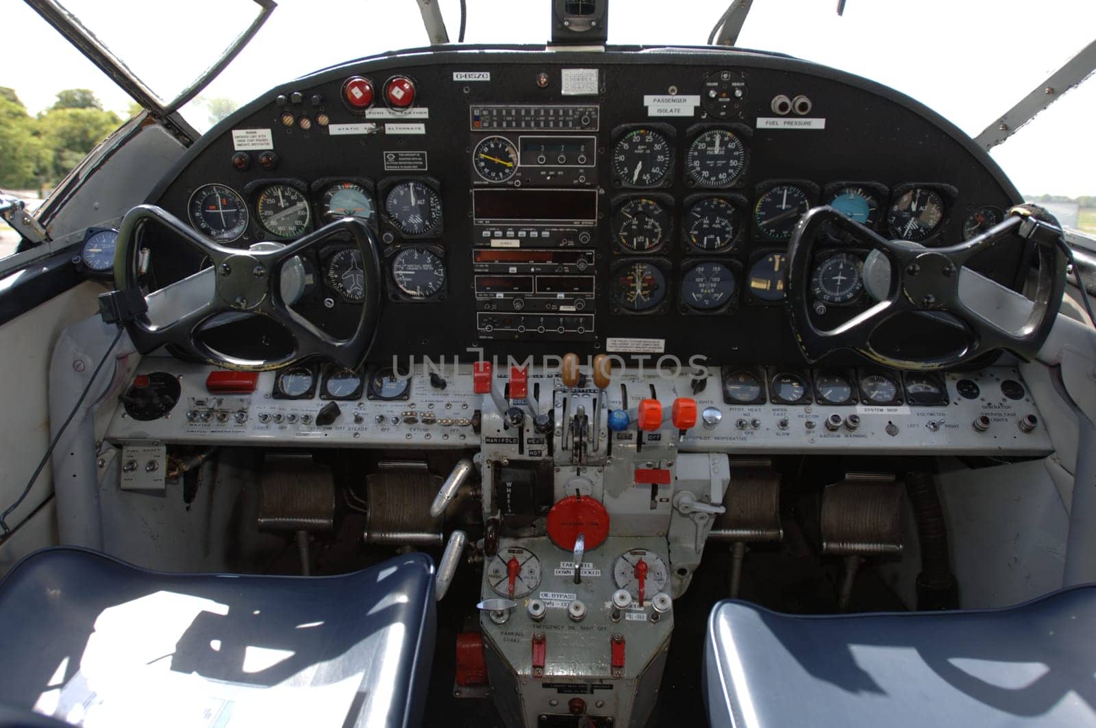 Beech 18 Cockpit
