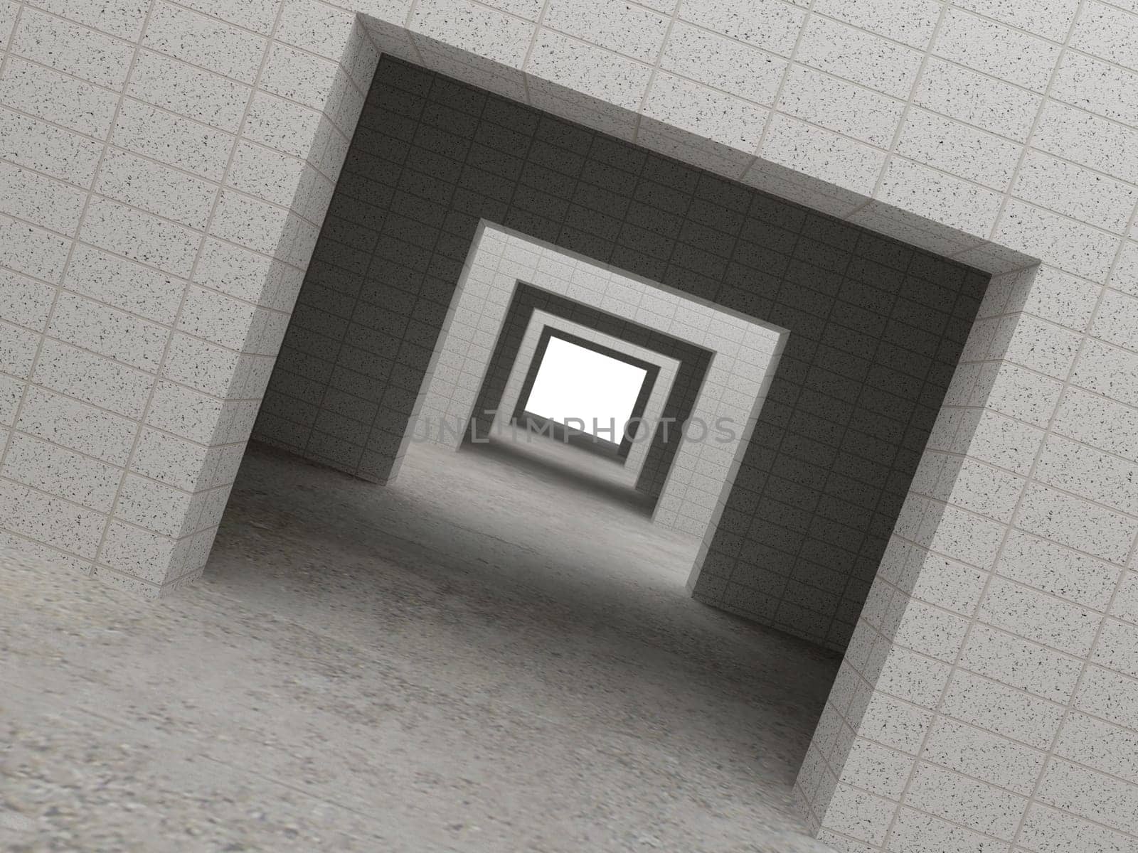 tunnel abstract background