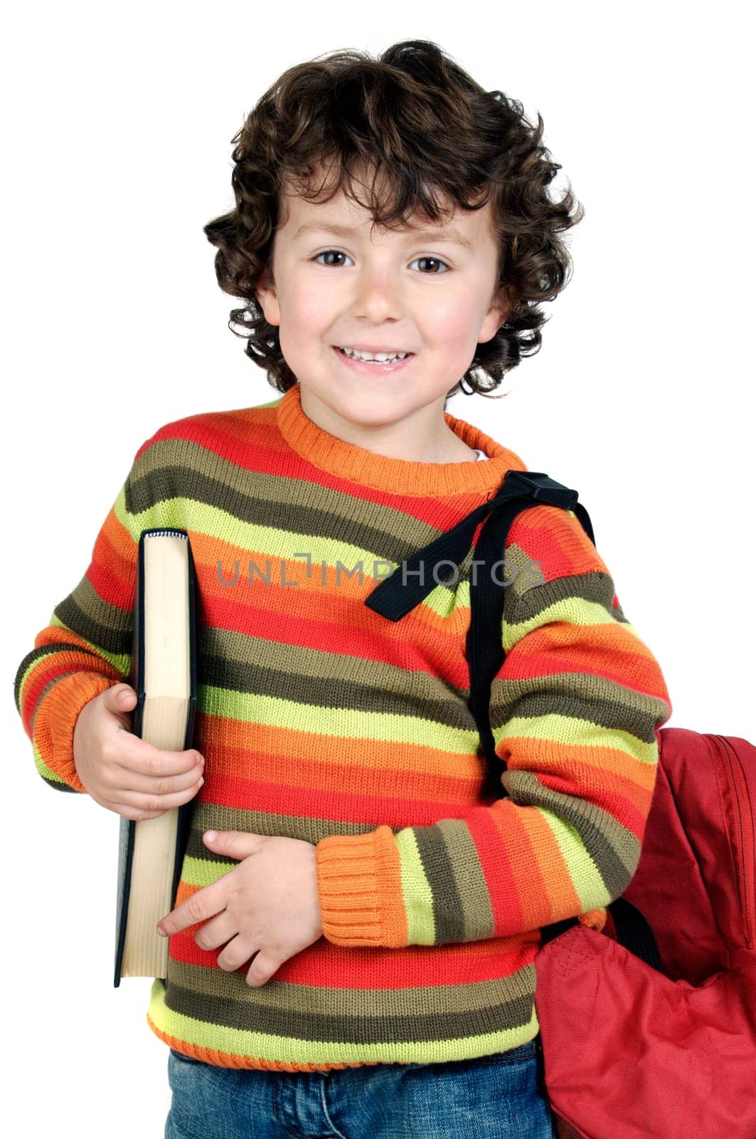 adorable child student