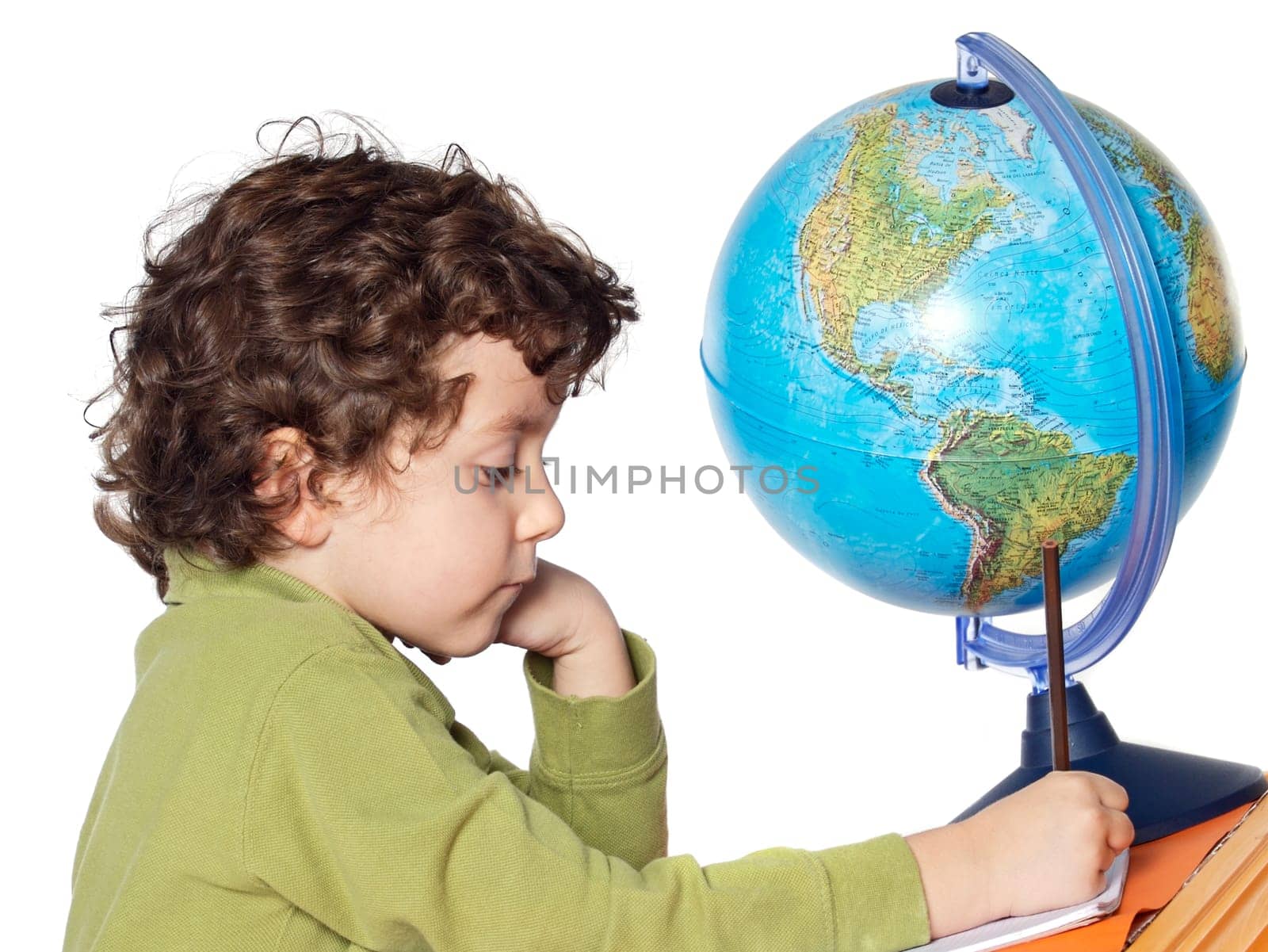 adorable child student