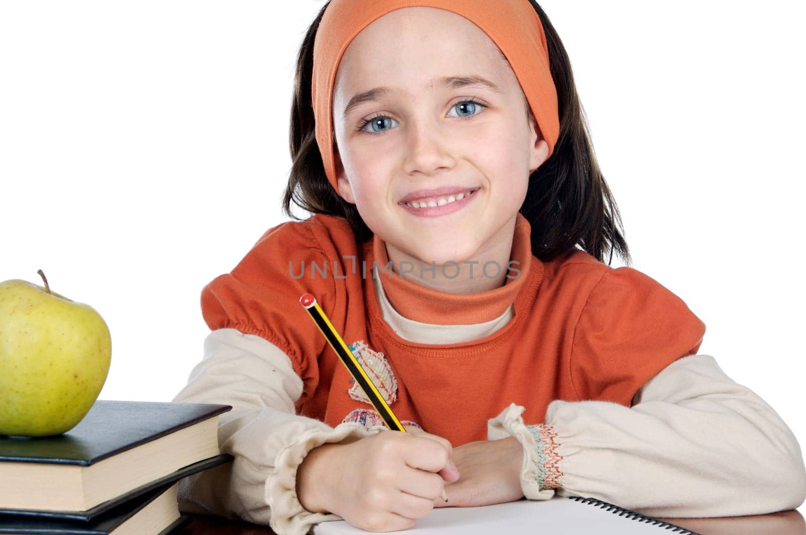 girl studying