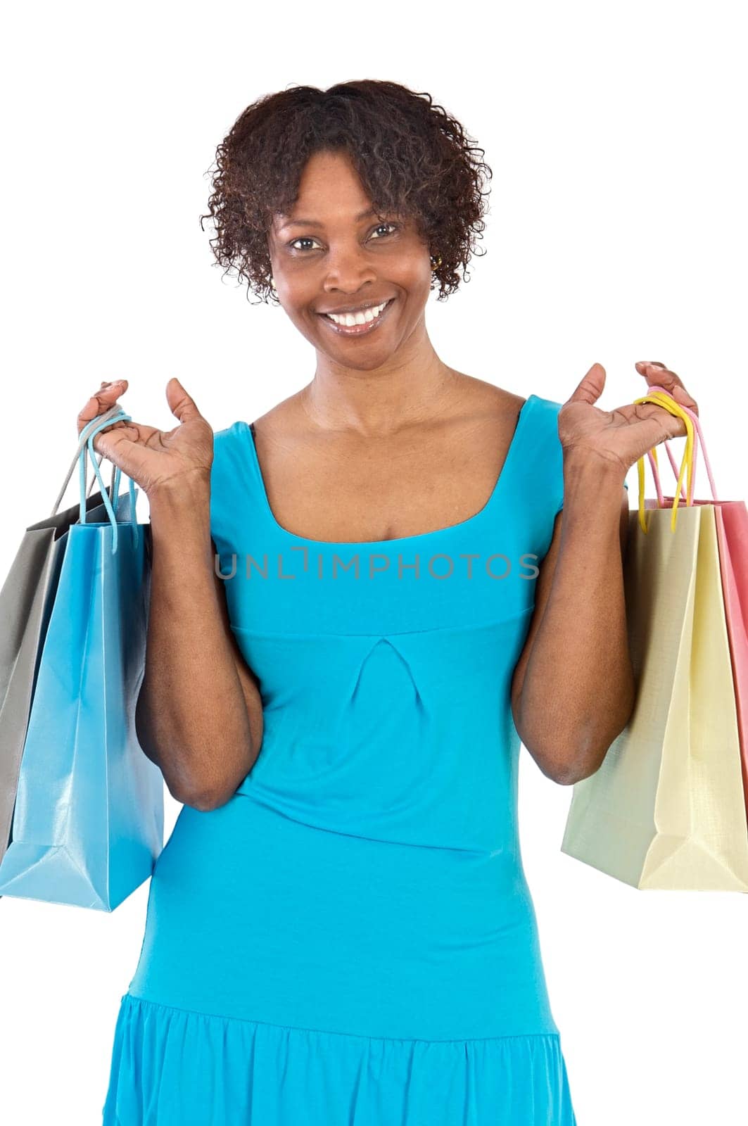 Woman with shopping bags