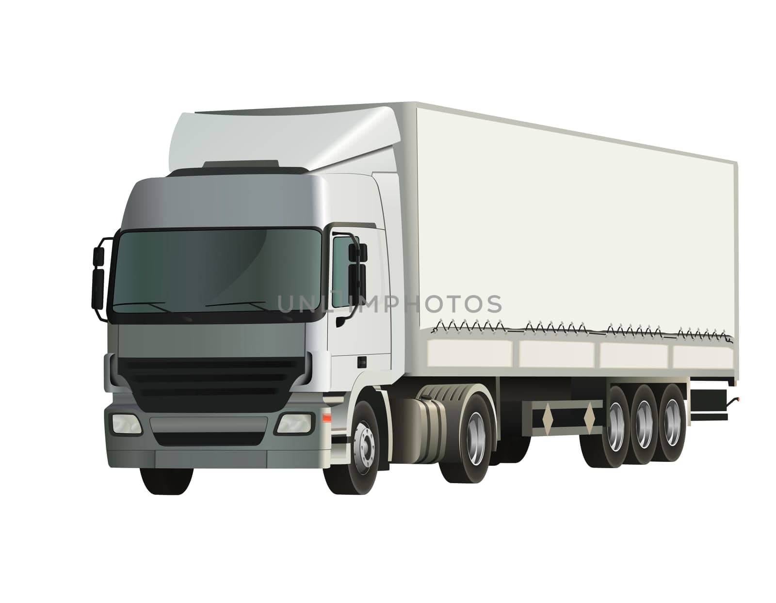 Semi-trailer truck