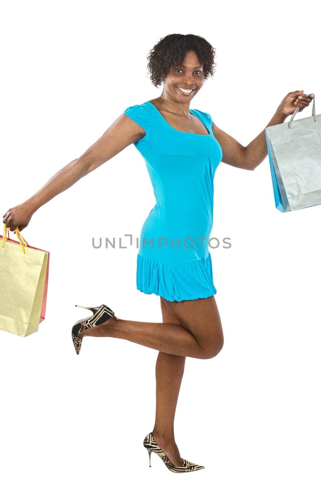 Attractive shopping girl