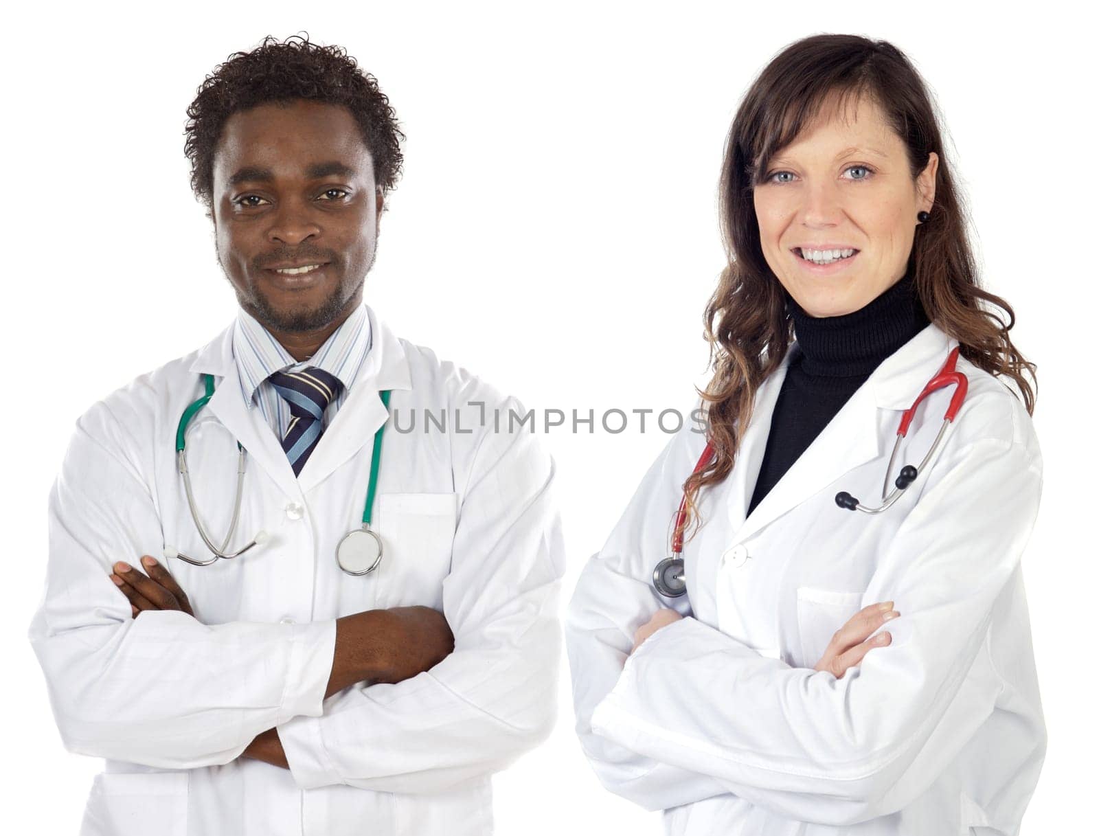 Couple of young doctors